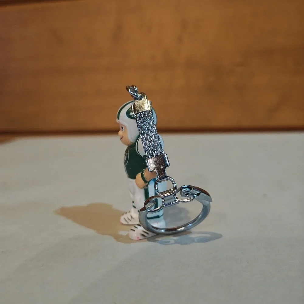 NFL New York Jets Lil Sports Brat Keychain, NEW PLAYER Vintage 80s 1987 Football